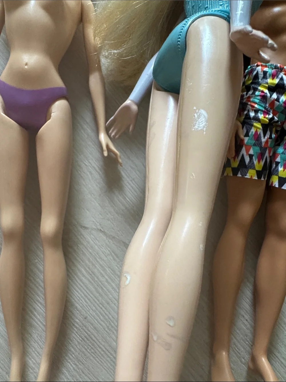 Barbie Doll Lot with Mermaid, Fashion & Ken Dolls - Pink, Purple, Teal, Blue